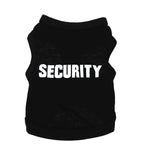 Police Suit Cosplay Dog Clothes Black Elastic Vest Puppy T-Shirt Coat Accessories Apparel Costumes Pet Clothes for Dogs Cats
