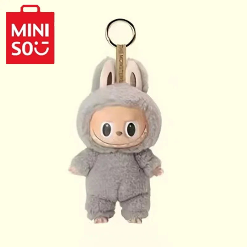 New Generation Labu Monsters Heartbeat Macaron Enamel Face Tabletop Ornament Plush Series  Keychain Birthday For Kid  Decoration