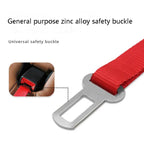 Dog Seat Belt, Dog Car Adjustable Seatbelts for Vehicle Nylon Pet Safety Heavy Duty & Elastic Car Harness for Dogs