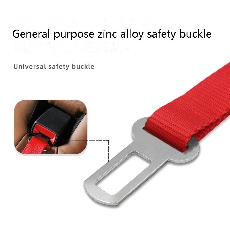 Dog Seat Belt, Dog Car Adjustable Seatbelts for Vehicle Nylon Pet Safety Heavy Duty & Elastic Car Harness for Dogs