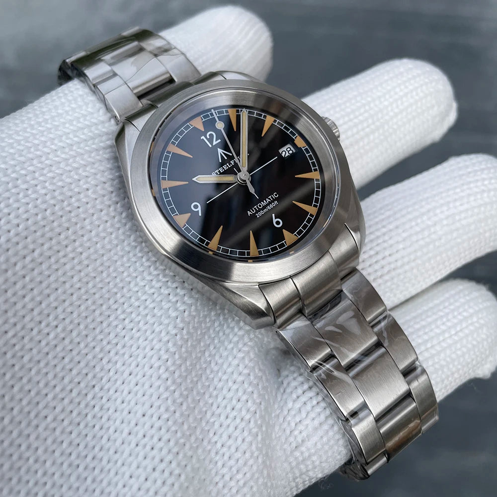 STEELFLIER Official SF751 Luxury Fashion Mechanical Wristwatch NH35 Movement Super Luminous 20Bar Waterproof Classic Dive Watch