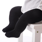 Cute Baby Girls Knit Tights Spring Autumn Winter Toddler Cotton Stocking Breathable Pantyhose For 0-8Years Boys Girls