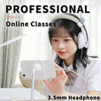 Gaming Headset Noise Canceling Microphone E-Sports Game 7.1 Stereo Surround Sound Wired Headphone for PS5 Xbox One Movie Music