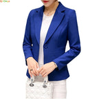 Spring New Women's Long-sleeved Suit Jacket, Korean Style Slim Short Coat Women, Asian Size M-XXXL, Girl's Blazers