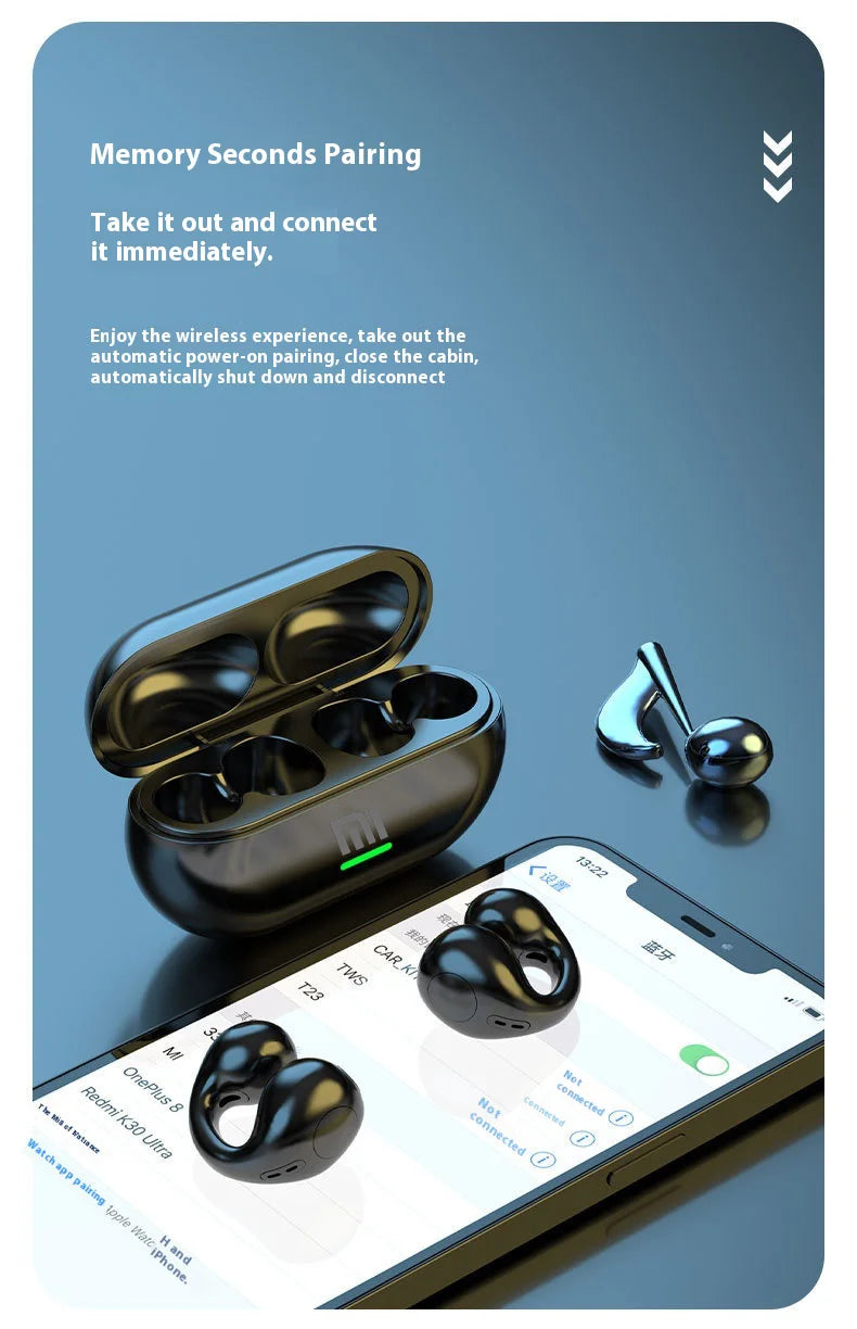 Xiaomi T75 Bluetooth Earphones Bone Conduction Wireless HiFi Stereo Sports Waterproof Earphones for Gaming and Music