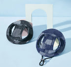 Round Brim Pet Cap Visor Hat Pet Dog Denim Sun Cap with Ear Holes for Small Medium Large Dogs Puppy Outdoor Outfits Cat Dog Caps