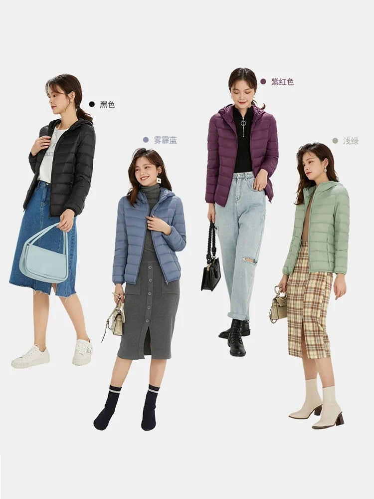 NewBang Matt Fabric 4XL Women's Duck Down Jacket Ultra Light Down Jacket Women Feather Jacket Women's Overcoat Windbreaker Coats