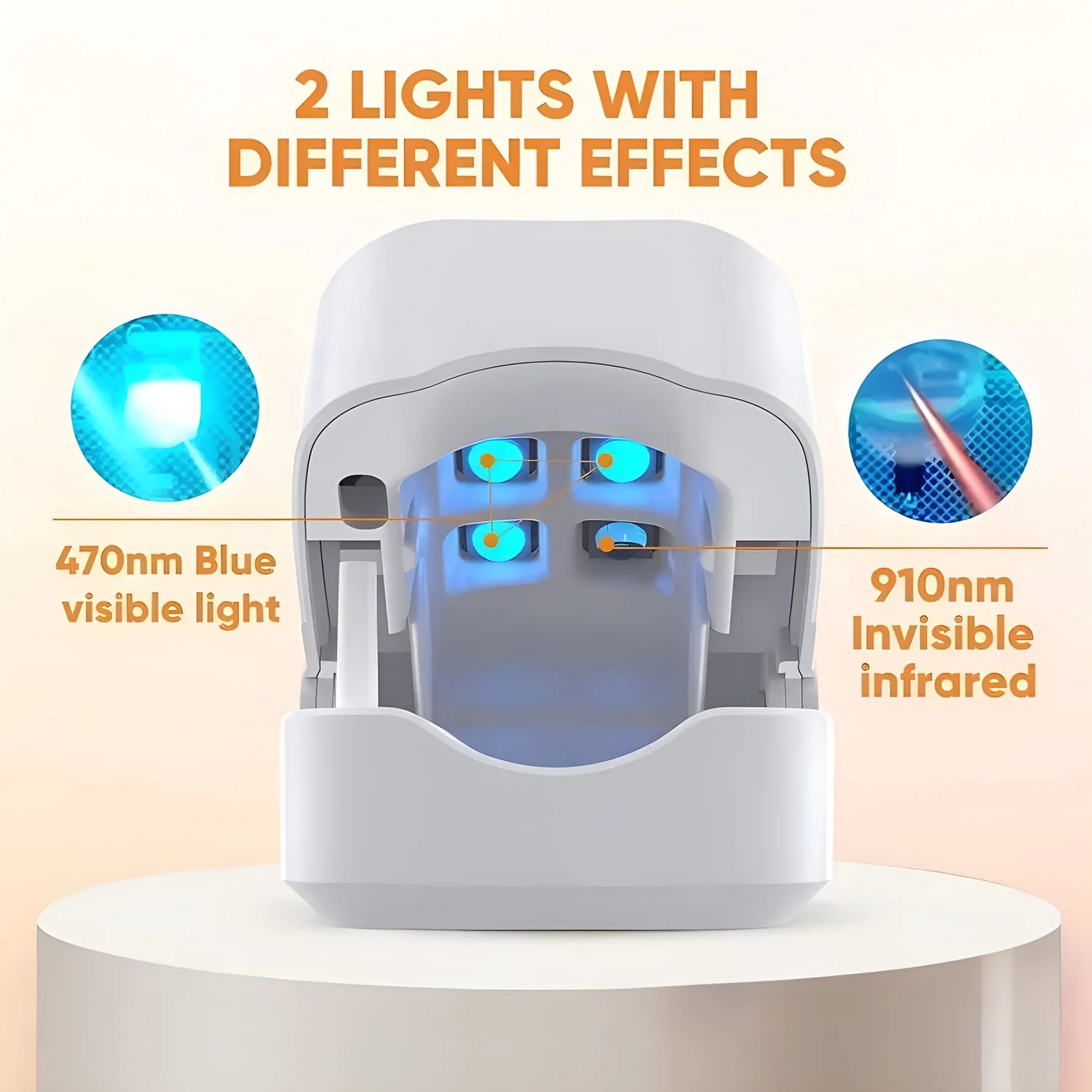 1pcs Effective Rechargeable Nail Fungus Remover Nail Fungus Cleaning Laser Device Repair Damaged Discolored Thick Fingernails