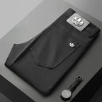 WhiteJeans Men's High-End European Style Jeans Lightweight Luxury Trendy Long Pants Business Casual Pants For Spring 2024