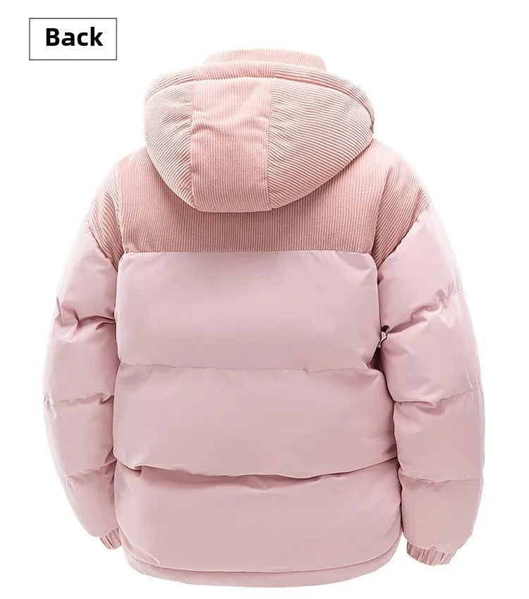 High Quality Thickened Cotton Jacket for Men Winter Windproof Warm Hooded Coat Couple Casual Wear Chinese Brand Outerwear
