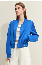 AMII Minimalism Jacket Woman Baseball Jacket Embroidery Letter Zipper 2023 Spring New Casual Women's Clothes Female Top 72331004