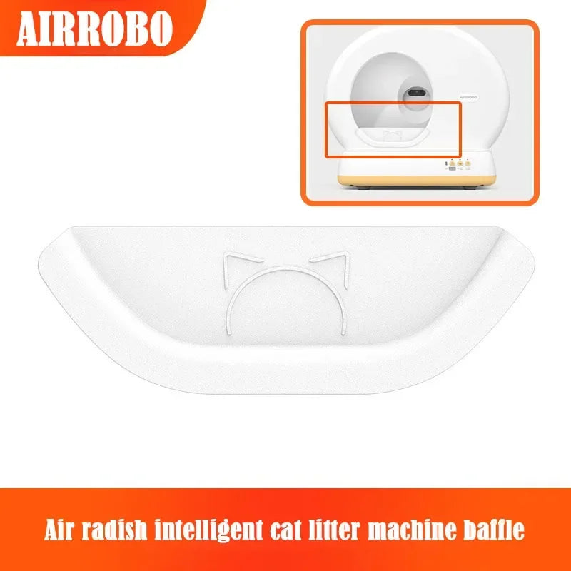 Special Cat Toilet Baffle AIRROBO Litters Proof Cat Litter Box Baffle Cats Bedpans S1/pro/fresh Universal Pet Supplies Products