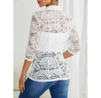 Women's Blazer Autumn 2024 New Lace Patch Single Breasted Flap Detail Y2k Coat Work Office Female Fashion Elegant Daily Jacket
