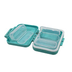 3 Grids Organizer Container For Tablets Travel Pill box With Seal Ring Small Box For Tablets Wheat Straw Container For Medicines