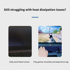 Laptop Cooler Base Stand Foldable Laptop Cooling Pad Holder Portable Notebook Radiator Bracket Heighten Rack With 1 Cooling Fans