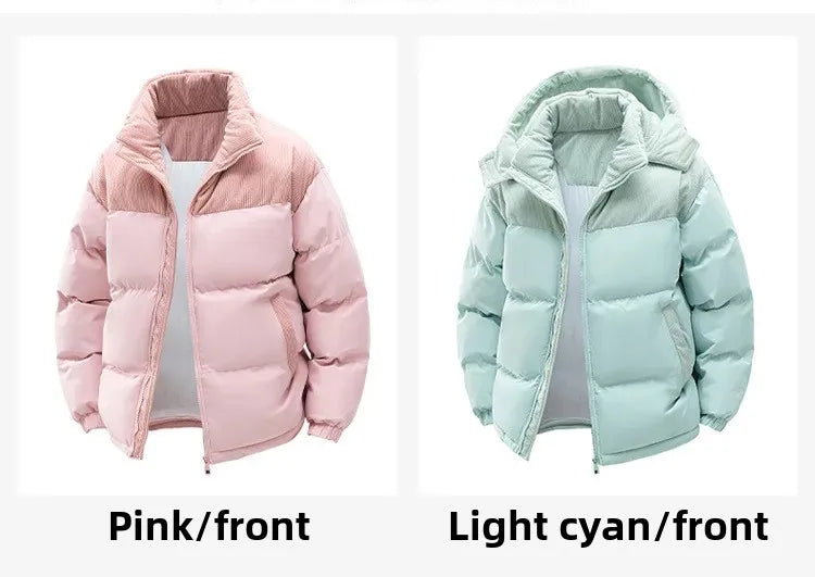 High Quality Thickened Cotton Jacket for Men Winter Windproof Warm Hooded Coat Couple Casual Wear Chinese Brand Outerwear