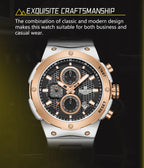 NAVIFORCE Man Quartz Top Brand Watch Luxury Luminous Chronograph Wristwatch Stainless Steel Waterproof Men Date Calendar Clock
