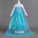 Elsa Dress for Girls 3-10 Yrs Birthday Role Elsa Princess Dress For Kids Halloween Carnival Easter Party Cosplay Girls Costume
