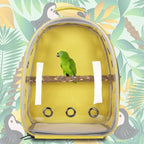 New Bird Carrier Small Pet Travel Bag for Small Parrot Lightweight Portable Backpack Transparent Pet Bird Cage
