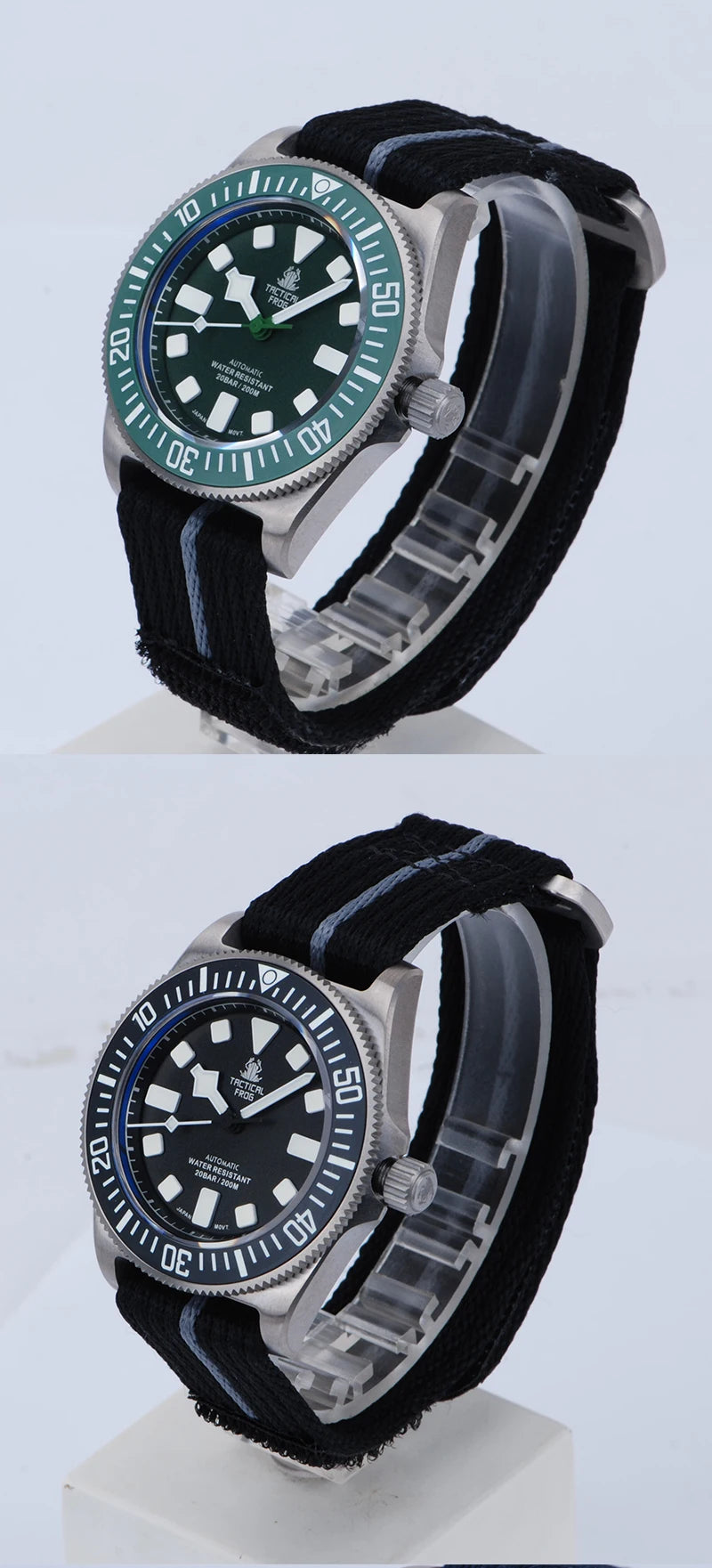 Tactical Frog Titanium Watch FXD Diving 42mm NH35 Automatic Mechanical Movement Sapphire BGW9 Luminous 200M Dive Men Wristwatch
