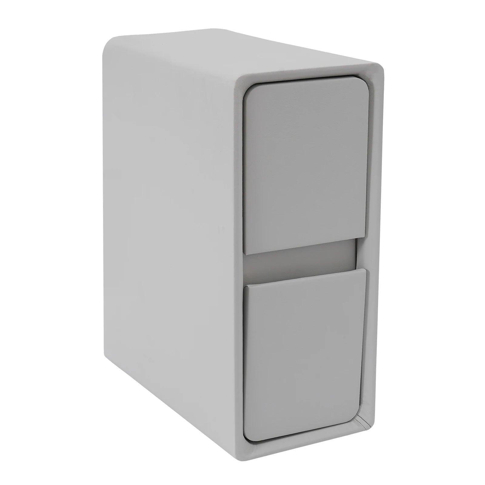 Modern Rectangular Nightstand Bedside Table with Drawers Small Narrow Nightstand