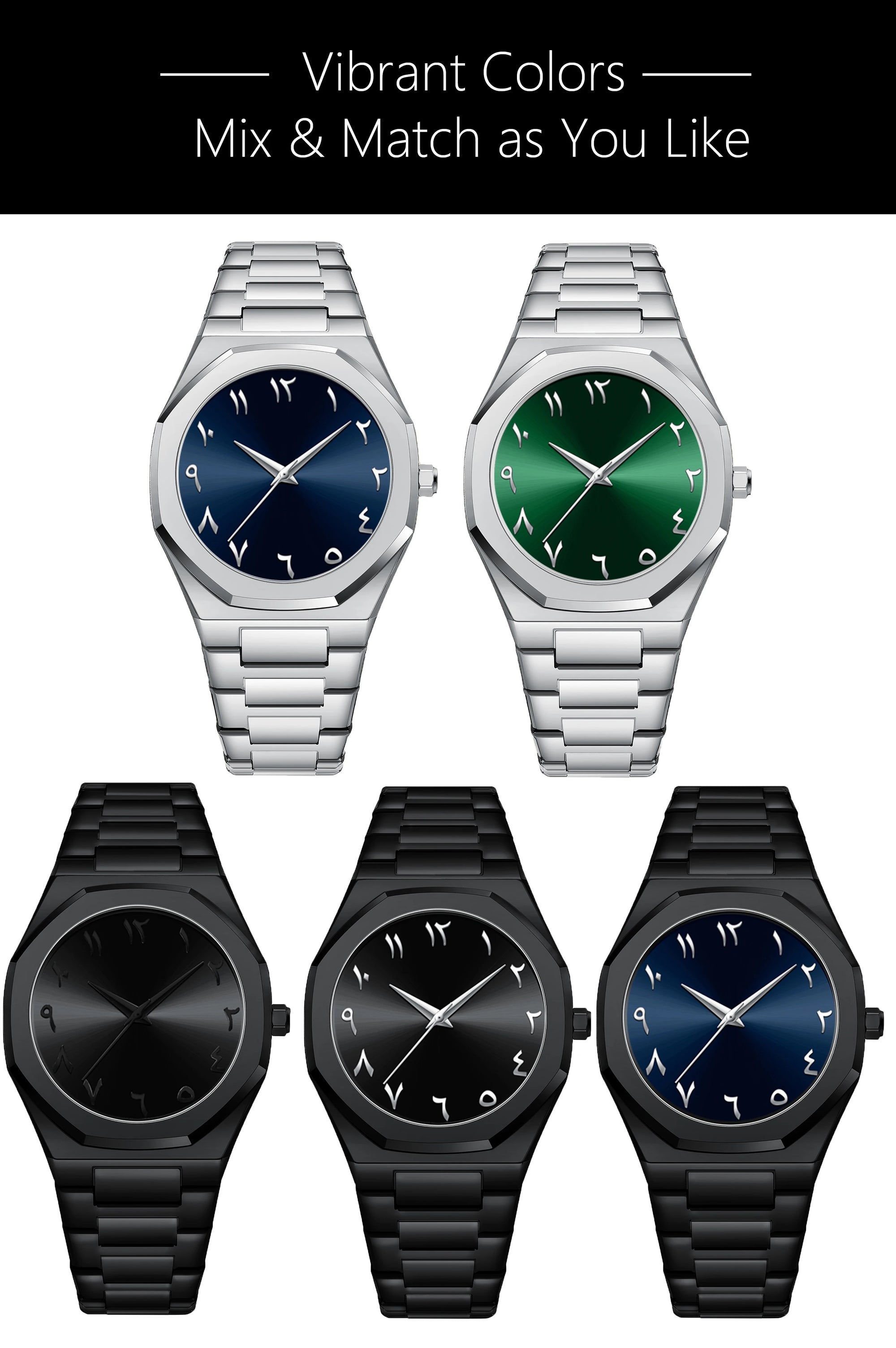 Modern Minimalist Personality Creative All-black Men's Watch Arabic Digital Sports Leisure Quartz Watch Unique Design Watch 2025