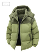 High Quality Thickened Cotton Jacket for Men Winter Windproof Warm Hooded Coat Couple Casual Wear Chinese Brand Outerwear