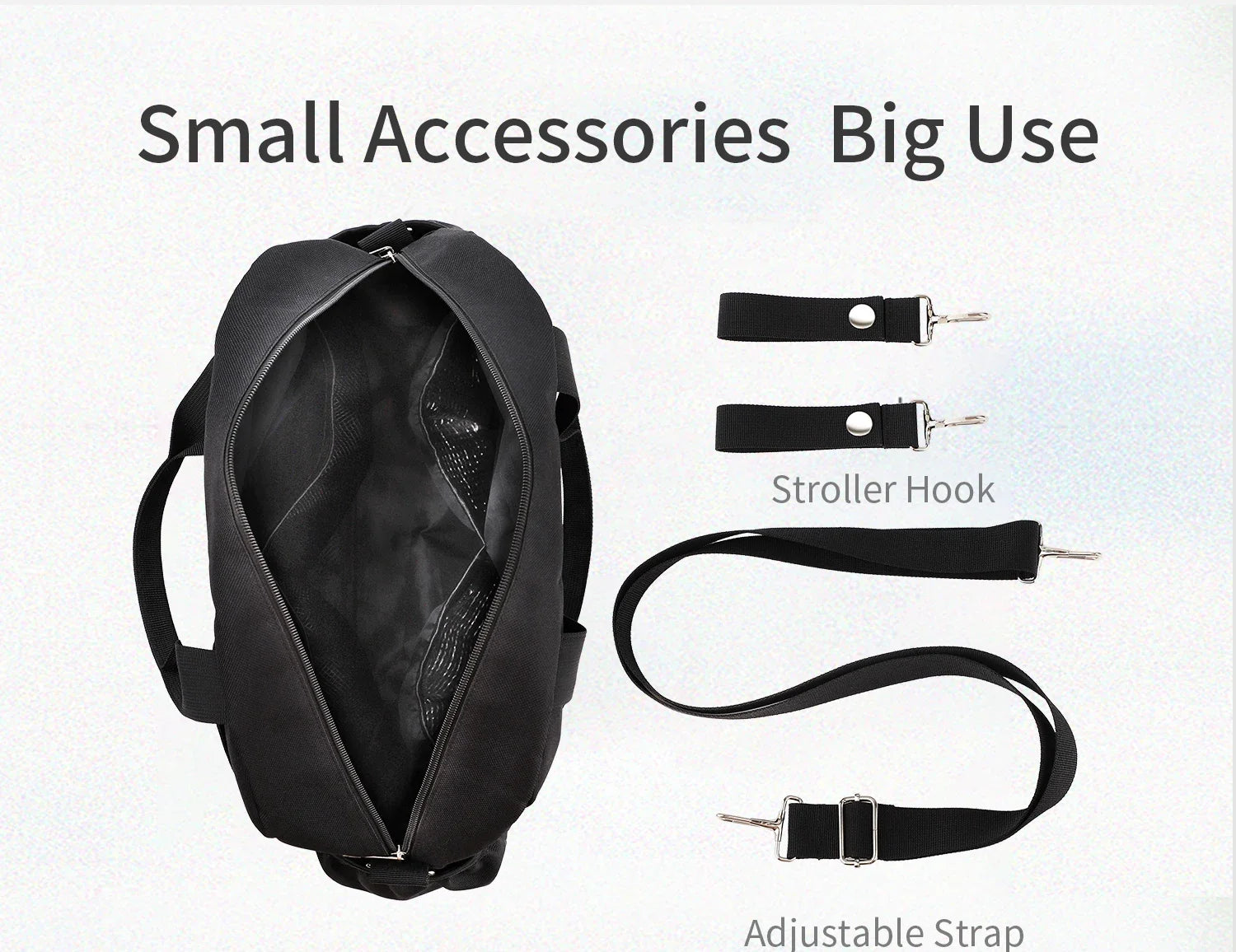 INSULAR Stroller Hanging Package Waterproof Mommy Bags Large Capacity Baby Bottle Insulation Packet Multi-functional Go Out