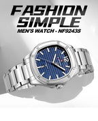 NAVIFORCE Men Luxury Brand Watches Military Sport Mens Wrsitwatches Full Steel Quartz Clock Men's Waterproof Business Watch