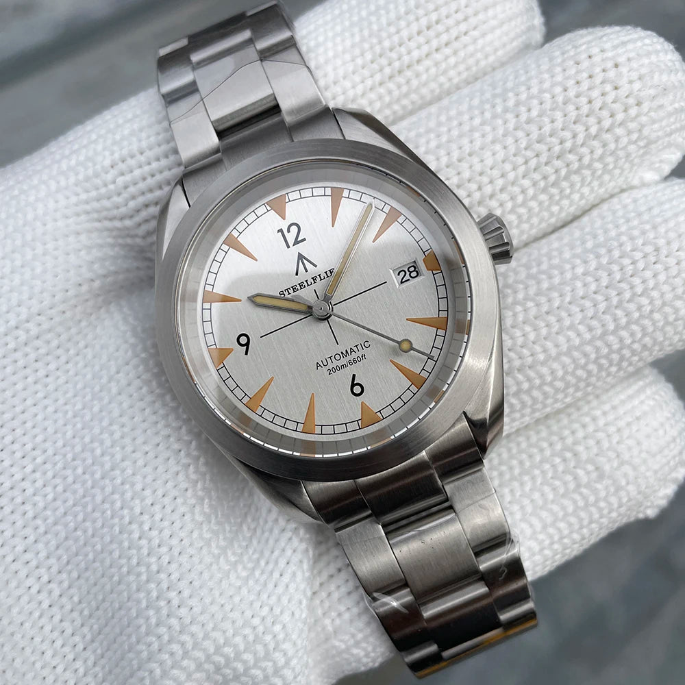 STEELFLIER Official SF751 Luxury Fashion Mechanical Wristwatch NH35 Movement Super Luminous 20Bar Waterproof Classic Dive Watch