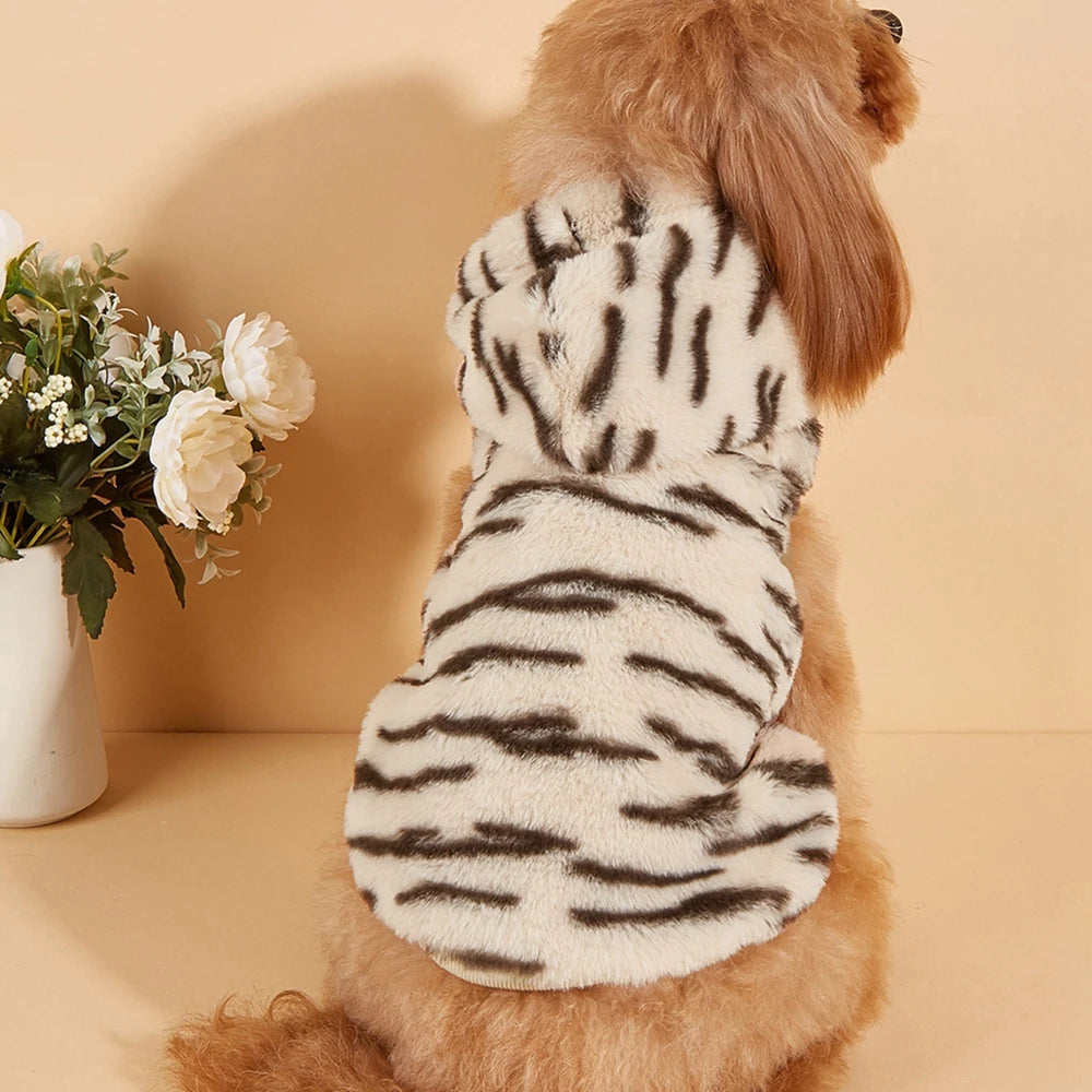 Cute Dog Hoodies Sweaters Soft Warm Fleece Puppy Sweatshirt Coat for Small Medium Dogs Chihuahua Yorkie Poodle Winter Pajamas