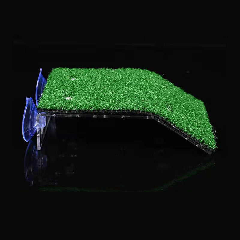 S/M/L Size Turtle Platform Float Decoration Terraces Grass Ramp Reptile Resting Moss Island Aquarium Accessories Habitat Decor