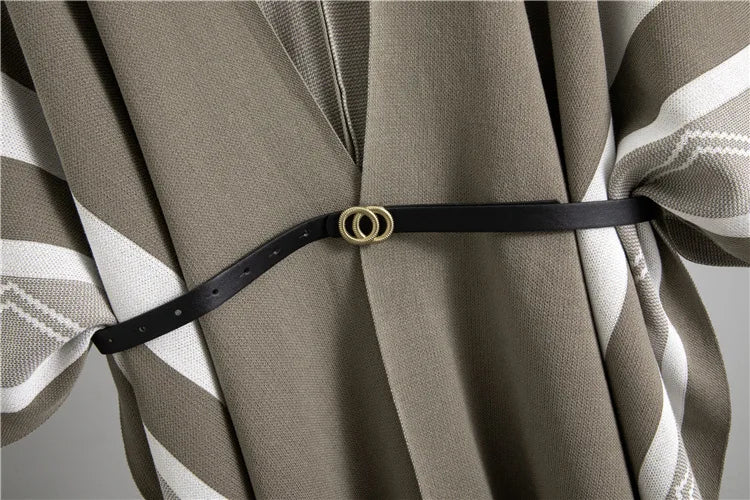 Korean Elegant Knitted 3 Piece Sets Women Sweater Pullover+chic Design Shawl Tops Conjuntos High Waist Wide Leg Pants Outfit New