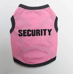 Police Suit Cosplay Dog Clothes Black Elastic Vest Puppy T-Shirt Coat Accessories Apparel Costumes Pet Clothes for Dogs Cats