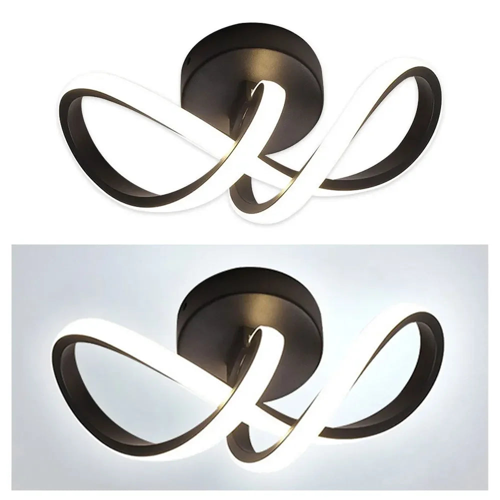 LED Aisle Ceiling Lights Modern Chandelier Three Colors Lamp Minimalist Lamps For Bedroom Light Surface Installation Dining Room