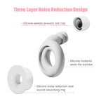 Silicone Ring Sleep Soundproof Earplugs Anti Noise Reduction 5 dB Noise Ring Earplug Mute Earplugs Adjustable Earphone Mute Tool