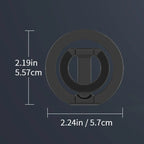 2025 Double Sided MagSafe Phone Stand Magnetic Phone Ring Holder Kickstand Magnet Grip for iPhone 15 16 Android Gym Car Holder