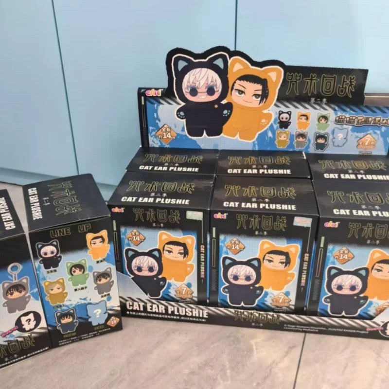 Eaki Genuine Jujutsu Kaisen Season 2 Gojo Satoru Cat Park Party Blind Box Doll Pendant Collectible Toy Model Gift in Stock