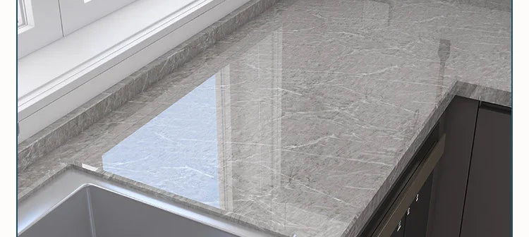 40cm Marble Self-adhesive Wallpaper Bathroom Kitchen Cabinet Countertop Contact paper PVC Waterproof Wall Stickers