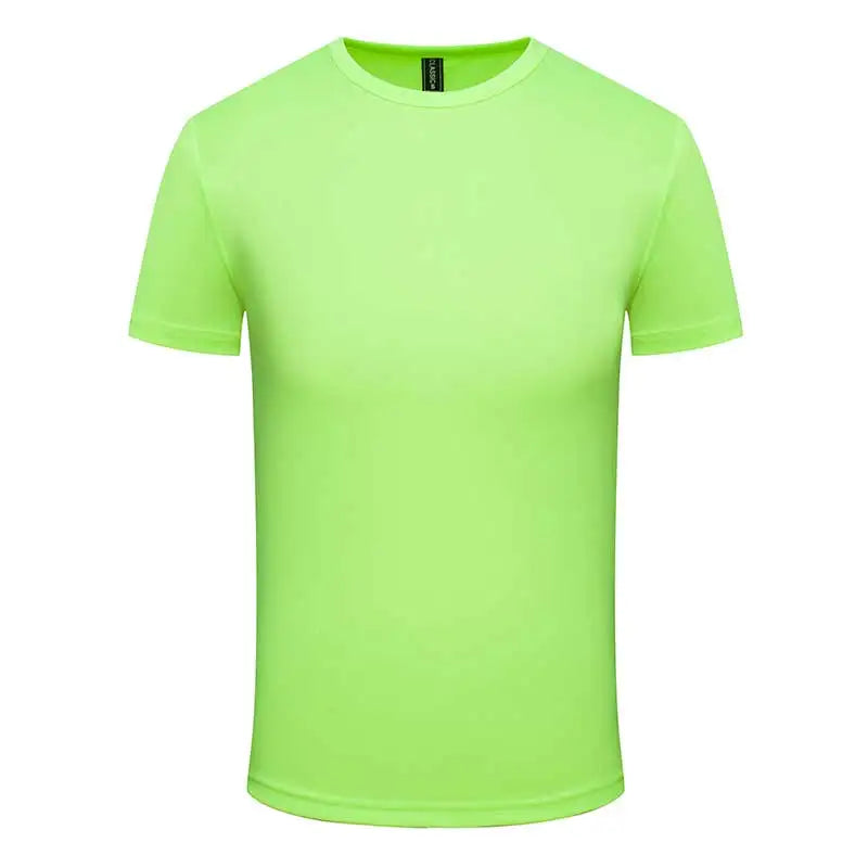 Multicolor Quick Dry T Shirt Summer Short Sleeve Fitness Shirt Running Football Jersey Training Workout Breathable Sportswear