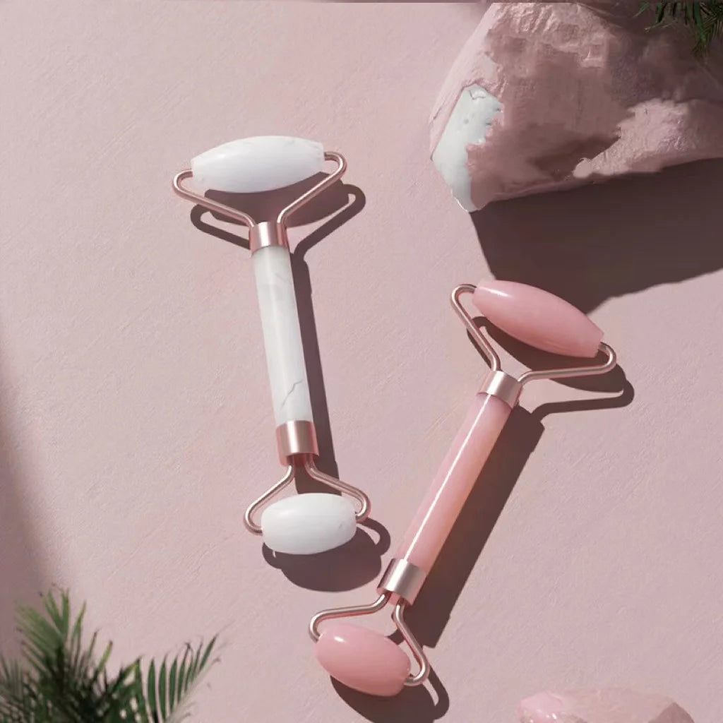 Face And Neck Massage Relax Roller Scraper Ladies Scratch Double End Massage Sticks Relax And Relax Non-ross Crystal Jade