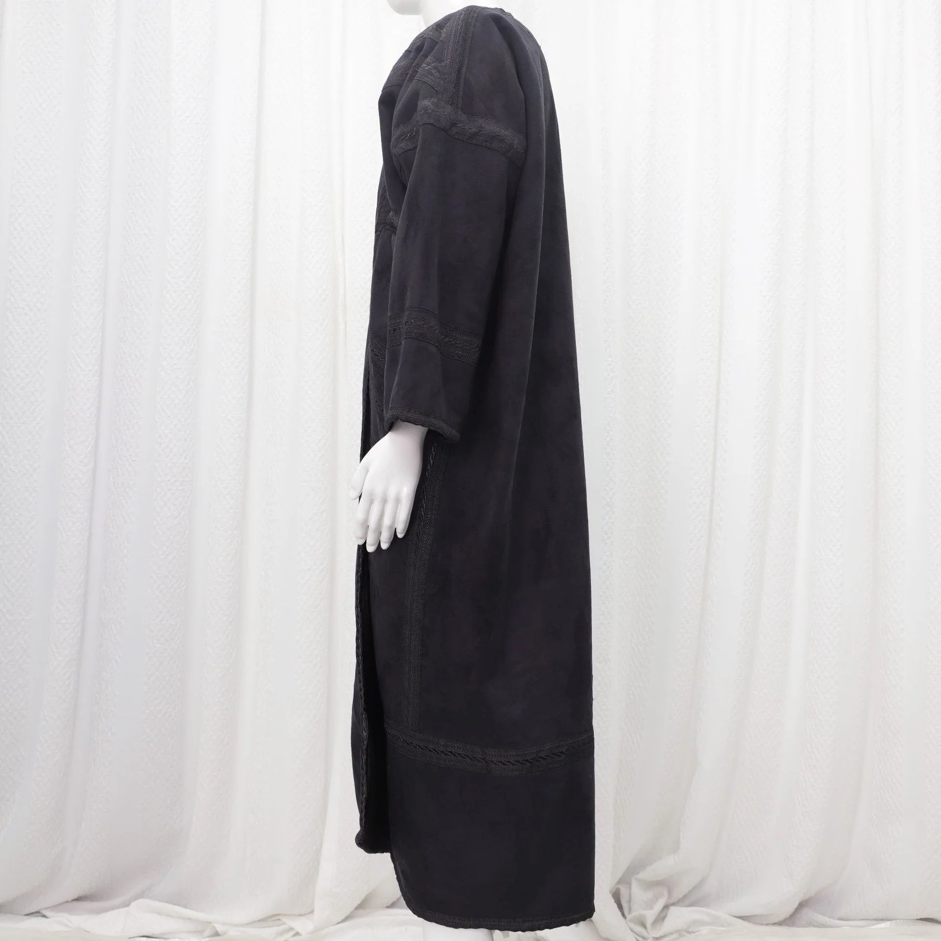 Wholesale New Arrival 2025 Oem Custom High Quality Men's Winter Bisht Coat Bisht Farwa for Prayer Made of Polyester for Adults