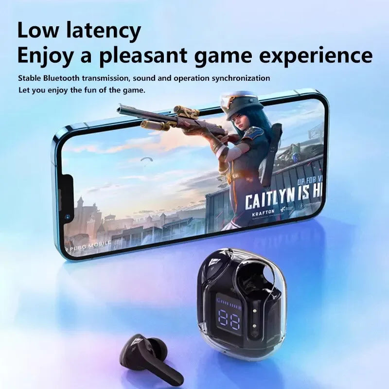 Tws Bluetooth Earbuds Transparent with LED Digital Display Wireless BT30 PRO In-Ear Earphone for Xiaomi Huawei iPhone Headphone