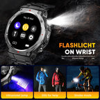 LIGE New 1.43 inch AMOLED Screen Smart Watch 525mAh Big Battery BT Call IPX8-5ATM Waterproof Sports Health Monitoring Smartwatch