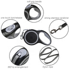 5m 8m 50kg Dog Leash Retractable Roulette Collar for Small Big Dogs Accessories Adjustable Walking Hiking French Bulldog Rope