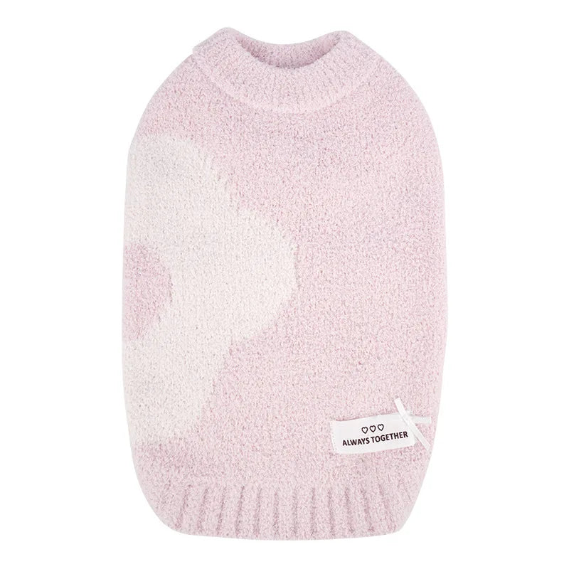 Warm Dog Sweaters Soft Comfortable Fleece Pet Sweaters for Small Dogs Cute Bear Puppy Knitted Coat for Chihuahua Maltese Bichon