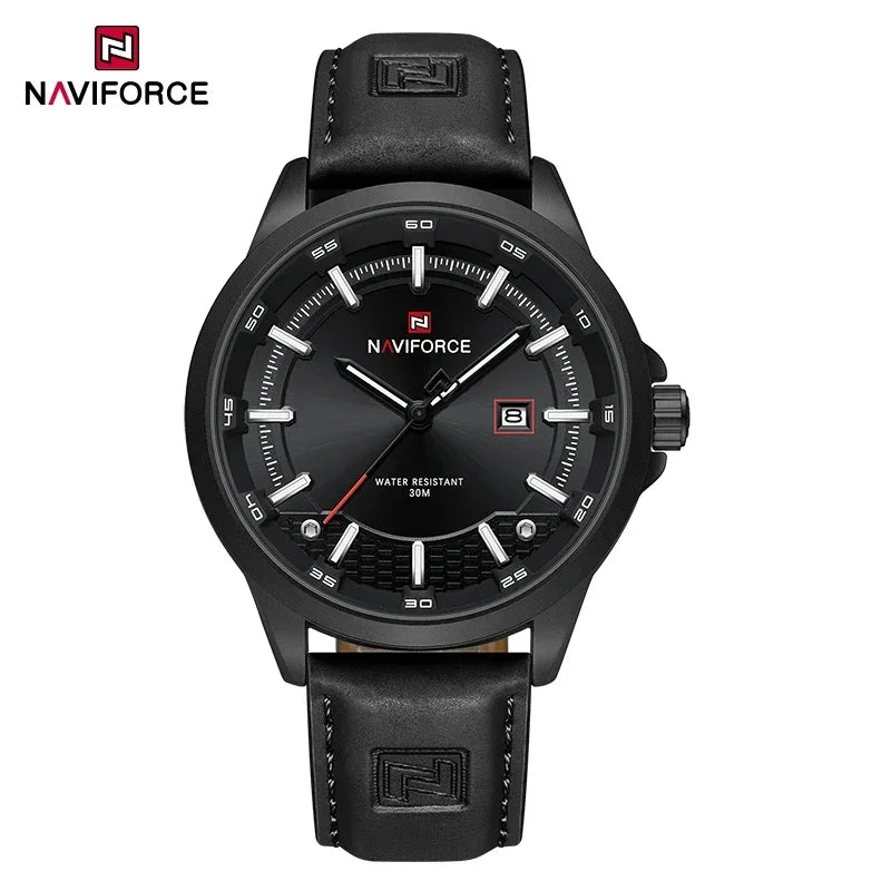 NAVIFORCE Men's Watches Business Calendar Waterproof Luminous Number Quartz Wrist Watches Clocks Gift Relogio Masculino 2025
