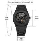 Creative Black and White Sketching Fashion Brand Men's Quartz Watch Casual Plastic Strap Waterproof Calendar Women's Watch
