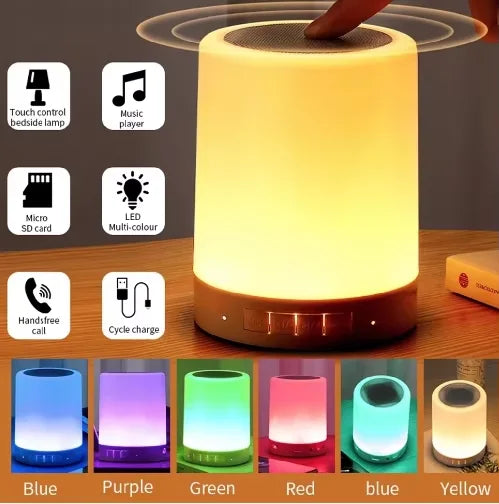 Mini Bluetooth Speaker Wireless Loudspeaker Crack LED SD Card USB Subwoofer Portable MP3 Music Sound Column for PC Mobile Phone