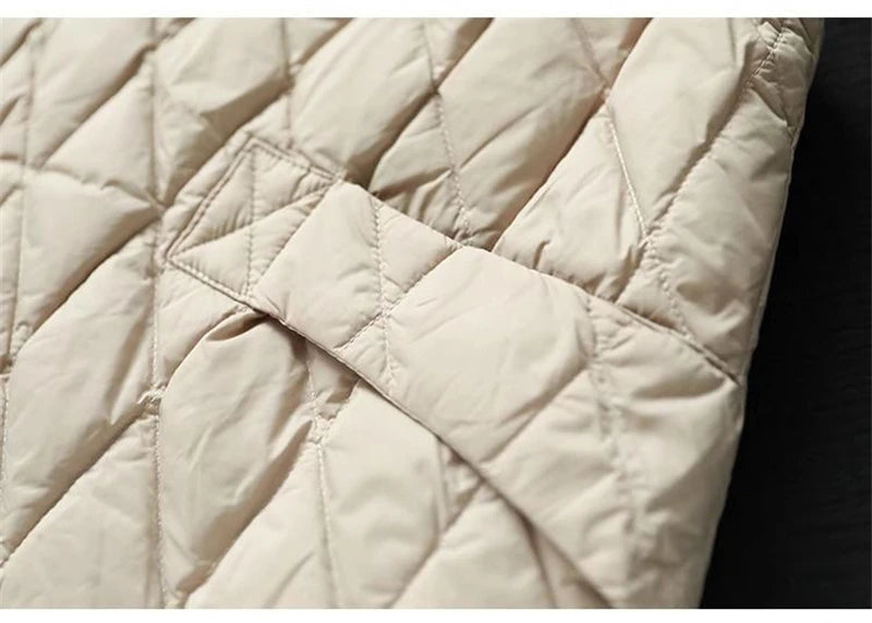 2024 New Autumn Winter Parkas Women Puffer Vest Loose Cropped Stand Collar Sleeveless Vest Jackets Down Cotton Padded Waistcoat